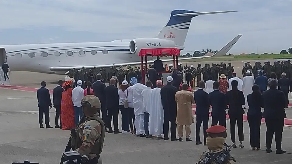 Colonel Mamadi Doumbouya est de retour à Conakry