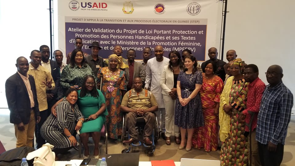 Conakry: L’ouverture de l’atelier technique de pré-validation du projet de loi de promotion et de protection des personnes handicapées et ses textes d’application.
