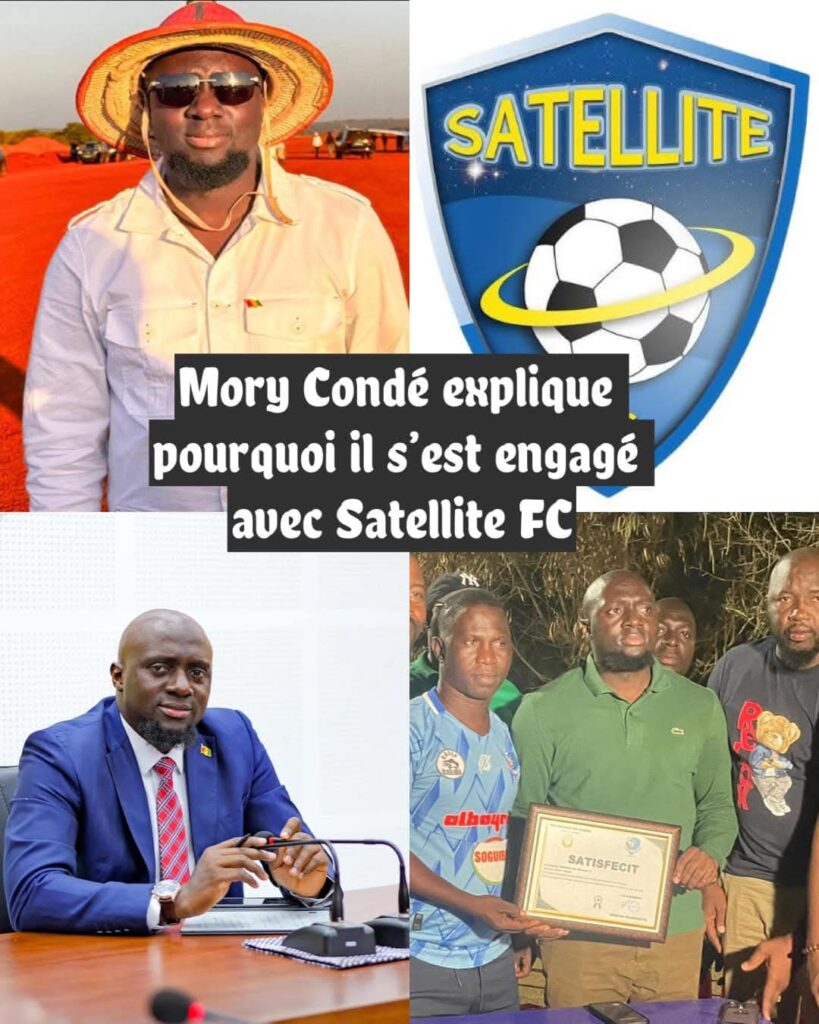 Le Ministre Mory Condé, est le nouveau président de Satellite FC